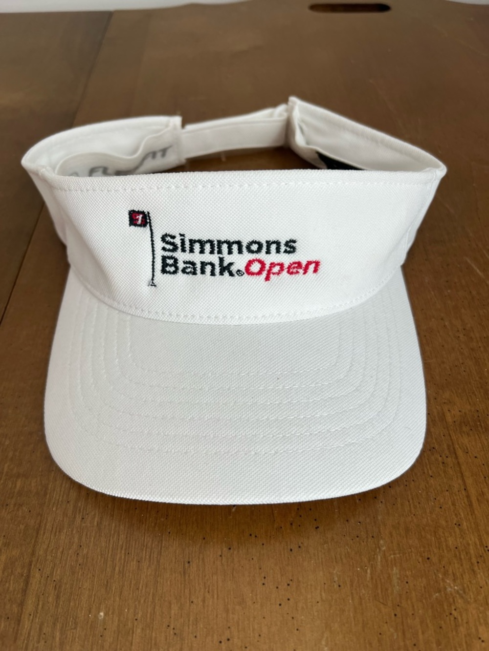 Simmons Bank Open White Visor